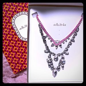 Stella & Dot Neon Dream Statement Necklace